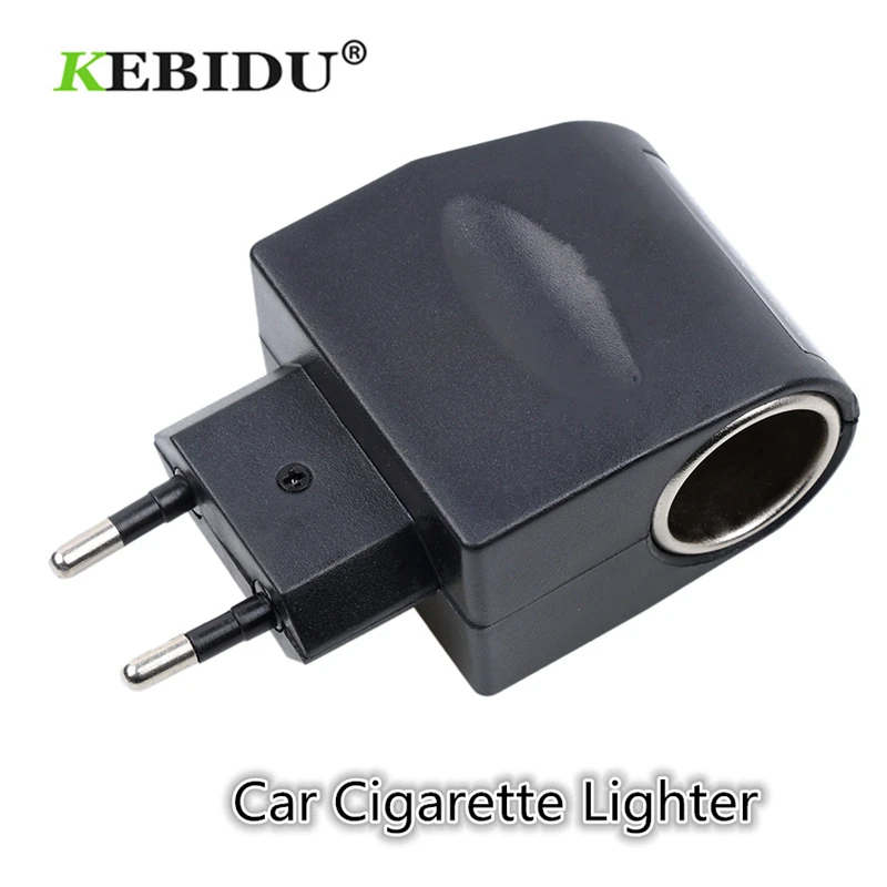 

Kebidu EU US Plug Car Cigarette Lighter Adapter High Quality Converter 220V Wall Power Portable AC To DC 12V