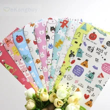 10 шт. 10 узоров милый мультфильм конверт для младенцев конфеты день рождения подарок сумка Канцелярский конверт