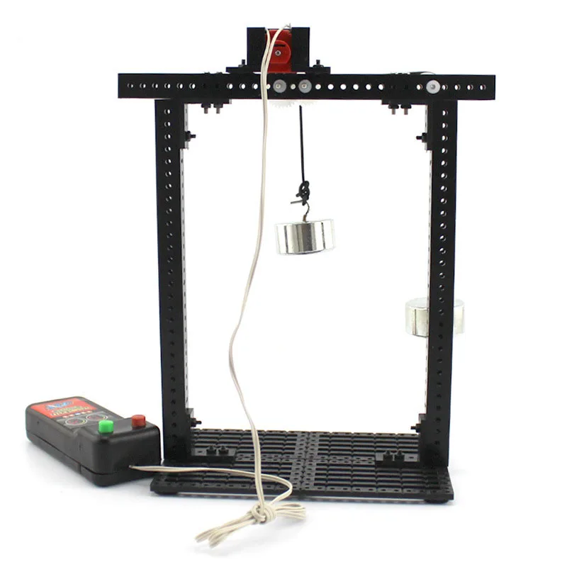 

Circuits Teaching Children's Science Experimenting Electric Physics DIY Lift Moving head fan Carousel Creative Toys