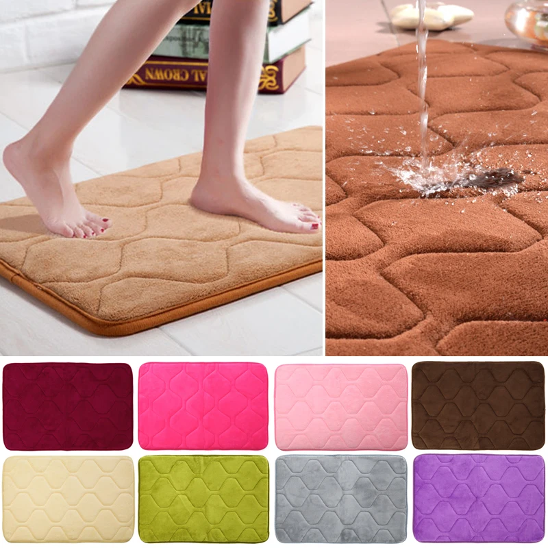 40*60 Memory Foam area Rug the bathroom rugs slip ...