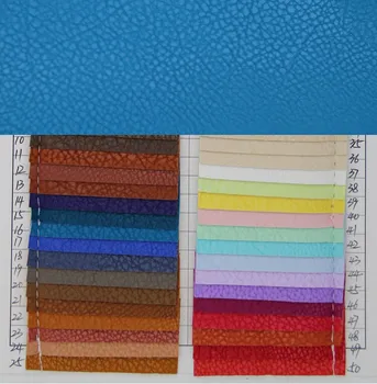 

artificial leather for furniture Semi PU Litchi faux leather fabric leather fabric black and many colors