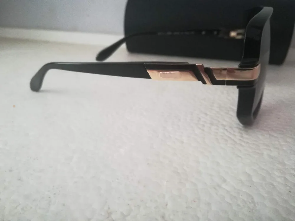 2019 New Famous Brand Designer Logo Retro Goggles Clear Gradient Lens Black Sun Glasses Oversize Luxury Sunglasses CZ914 For Men