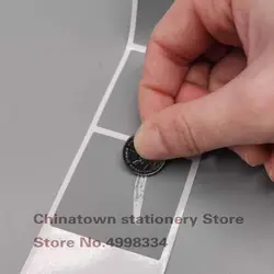 500 шт отрывающиеся стикеры 46x46 мм серый квадрат заготовка серебряного цвета для Почтовые открытки крышка канцелярские сообщение свадьба