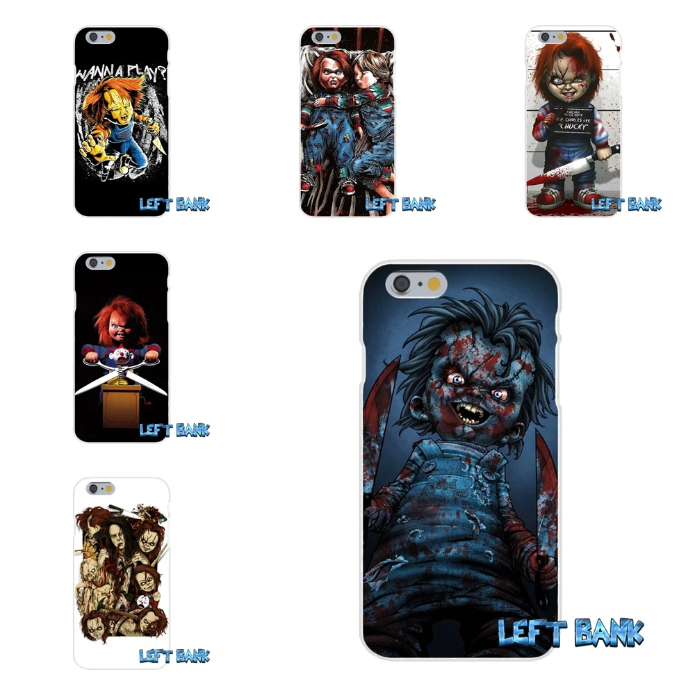 Charles Lee Ray Chucky Doll Slim Silicone Case For iPhone X 4 4S 5 5S 5C SE 6 6S 7 8 Plus  Мобильные телефоны | Half-wrapped Cases -32849952715