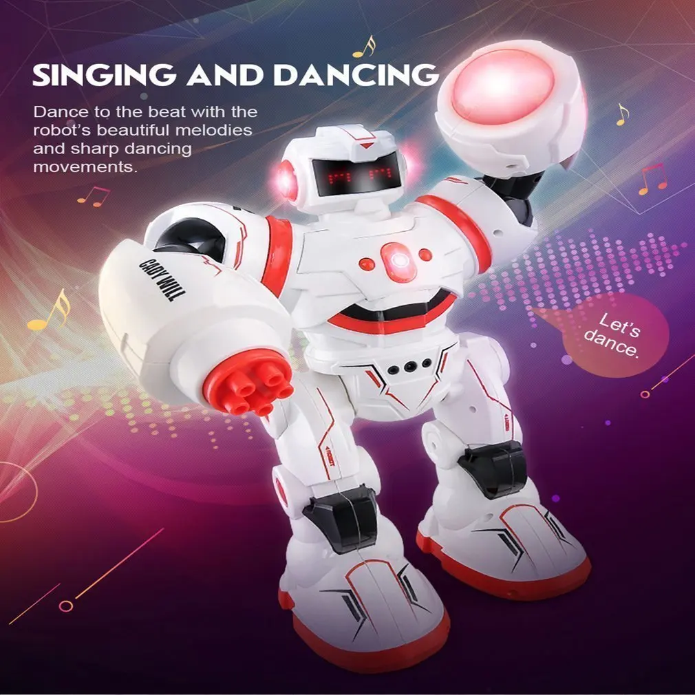 

JJRC R3 Programmable Defender Remote Control Early Education Intelligent Robot Multi Funtion Musical Dancing RC Toy Kids Gift