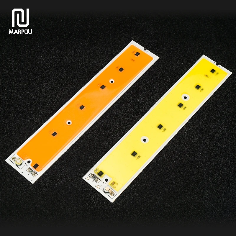 Светодиодный чип COB Smart IC Full Spectrum 50 Вт AC 220 В холодный белый светильник с бусинами