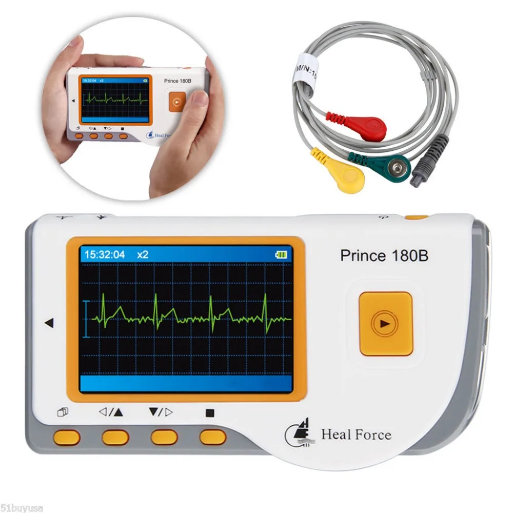 Prince 180B ECG EKG Electrocardiogram Electro Electrocardio Scanner ECG