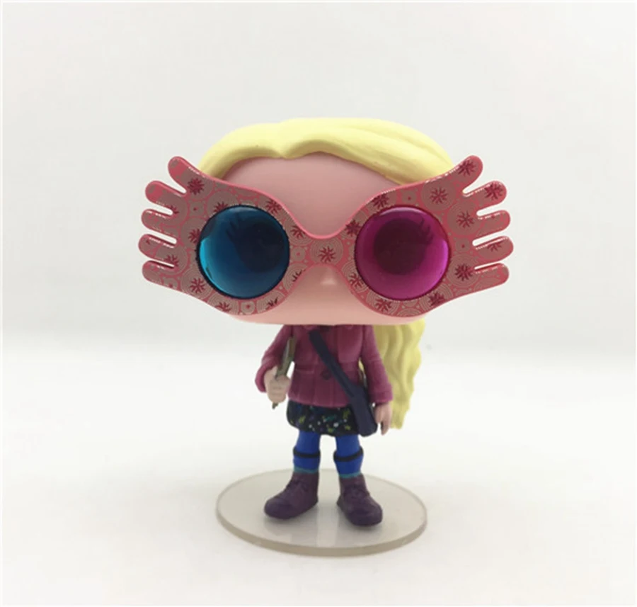 Ceny Funko POP harry Potter postać Luna Lovegood w okularach 10cm winylowa lalka kolekcja figurek zabawki modele z opakowanie detaliczne