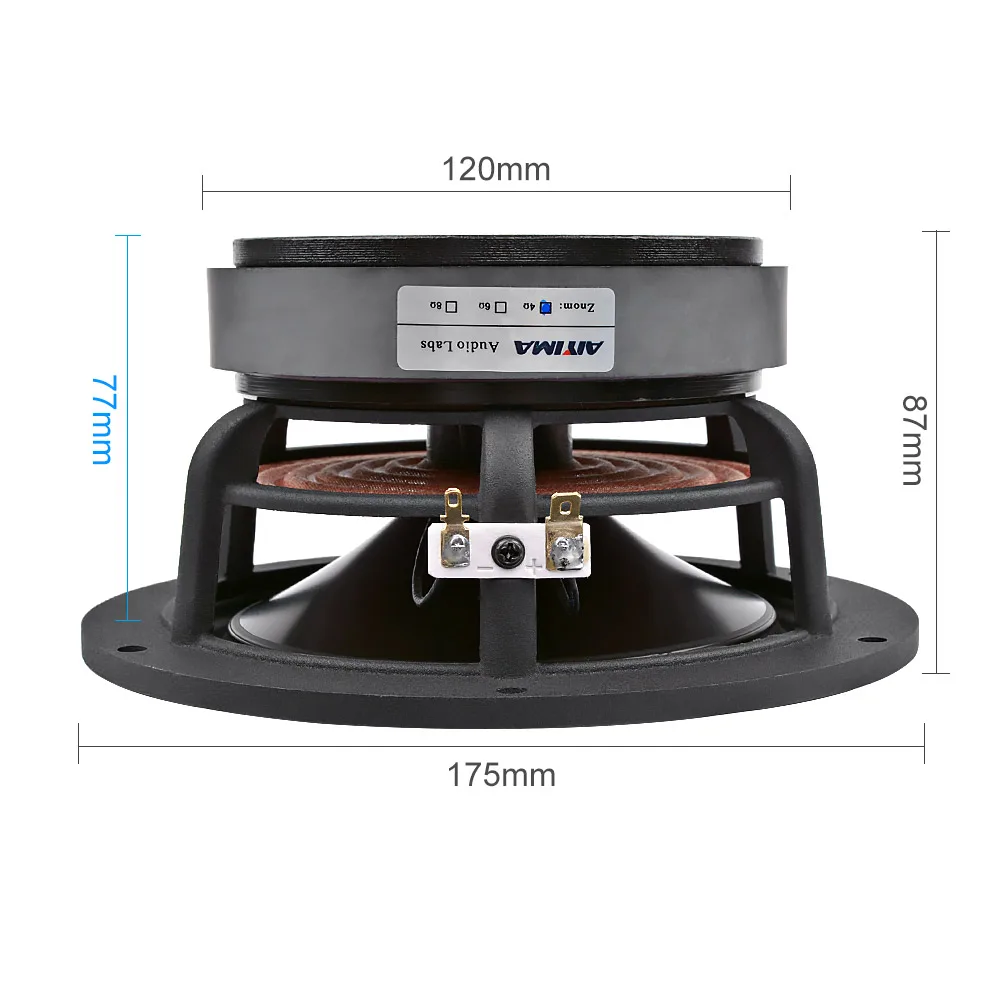 AIYIMA 6.5 Inch Midrange Bass Speaker 60W 4 8 Ohm