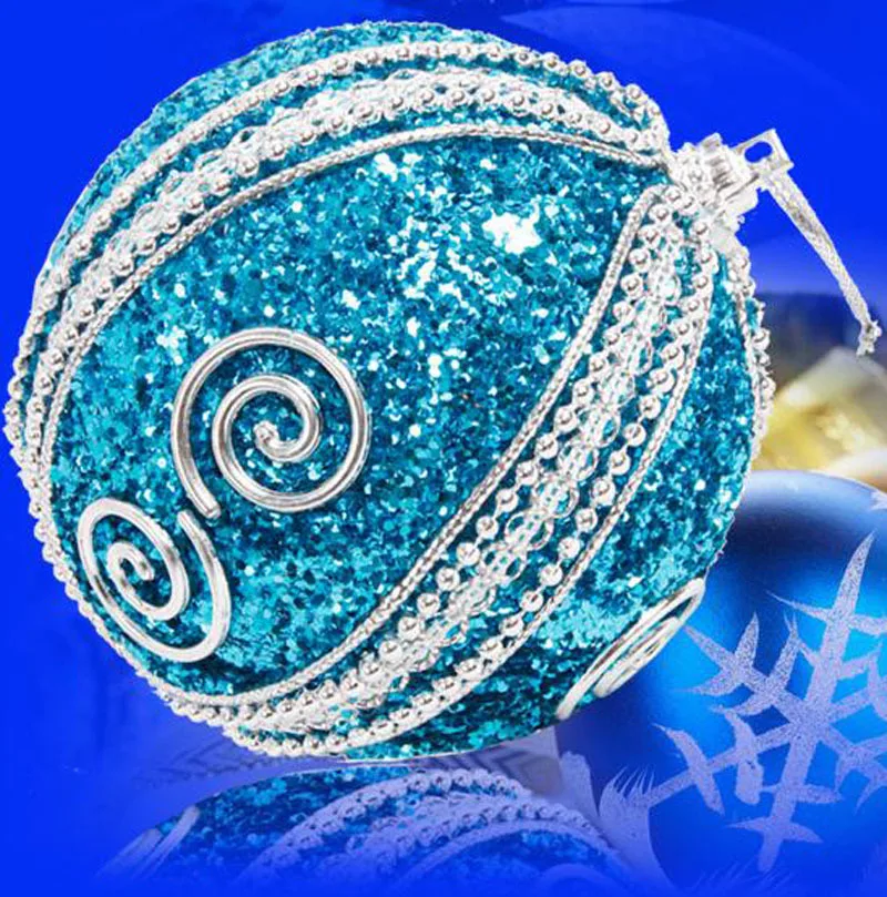 Уличное Новогоднее украшение 8 мм 6 шт./лот|christmas decoration tree balls|tree ballmerry christmas |