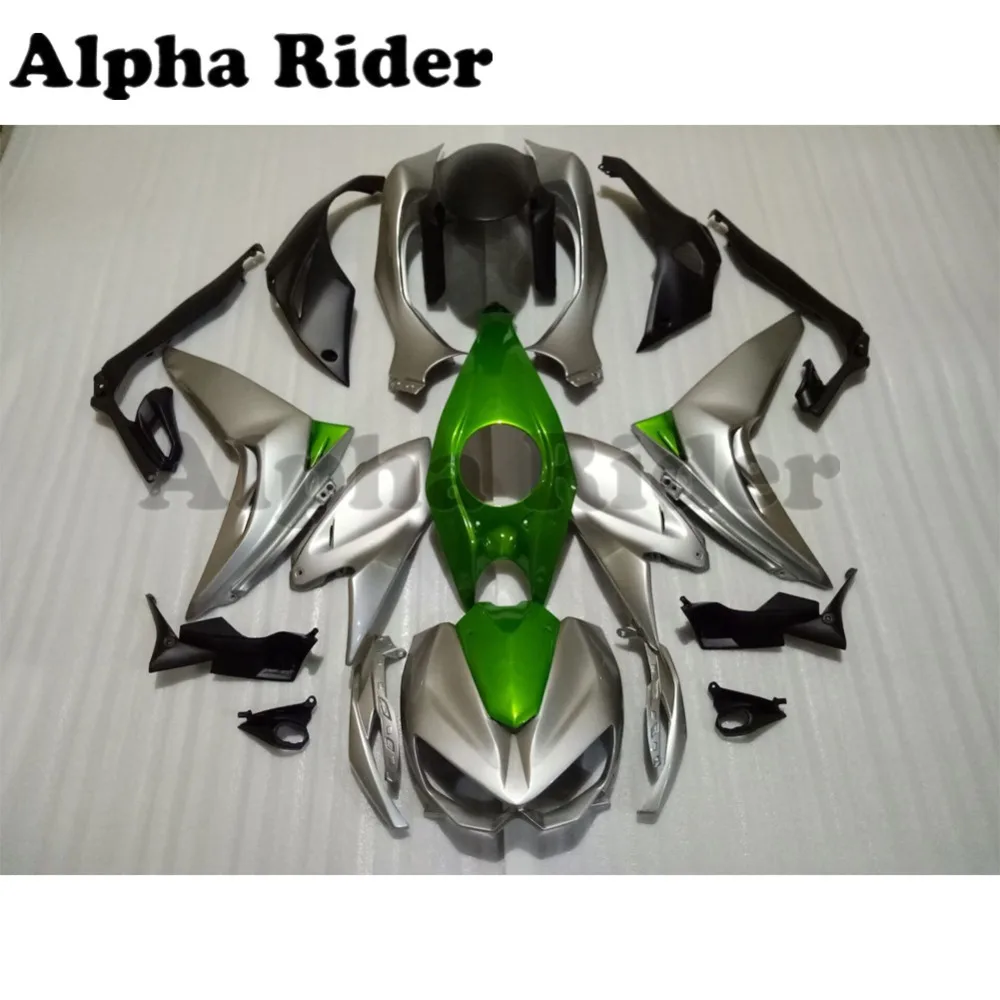 

14-17 Z-1000 Fairing Kits Set Bodywork Fairings Hulls Compression Green Silver For Kawasaki Z1000 2014 2015 2016 2017 14 15
