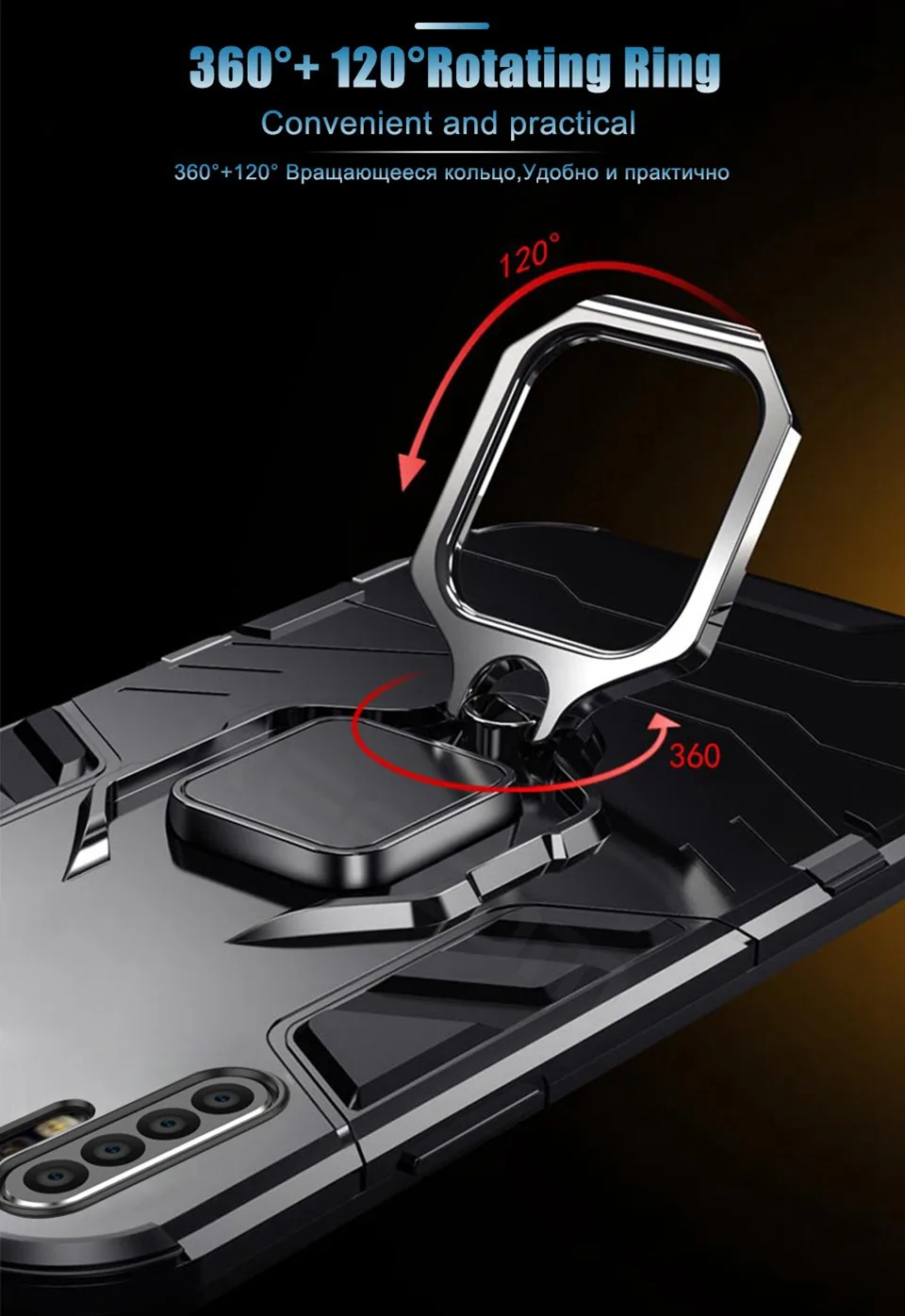 Case For Huawei Mate 20 Pro 20 Lite 2X 10 Cover Ring Holder Case For Huawei Nova 3 3i 4 P Smart 2019 P20 P30 Lite P30 Pro Case (7)