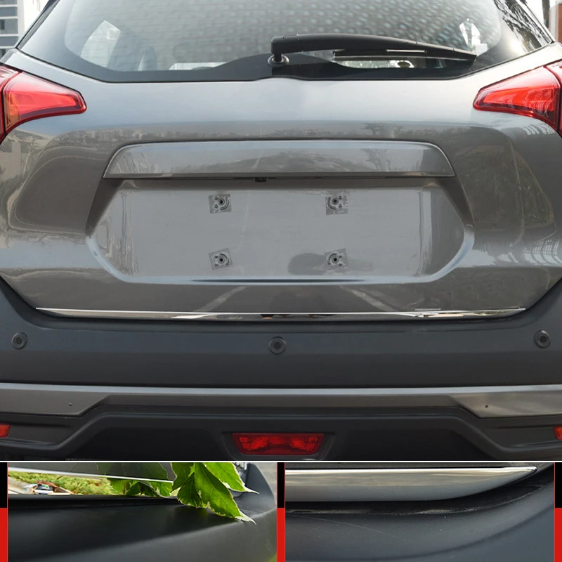 Для Nissan Kicks 2016 2017 2018 накладка на заднюю дверь автомобиля автомобильные аксессуары