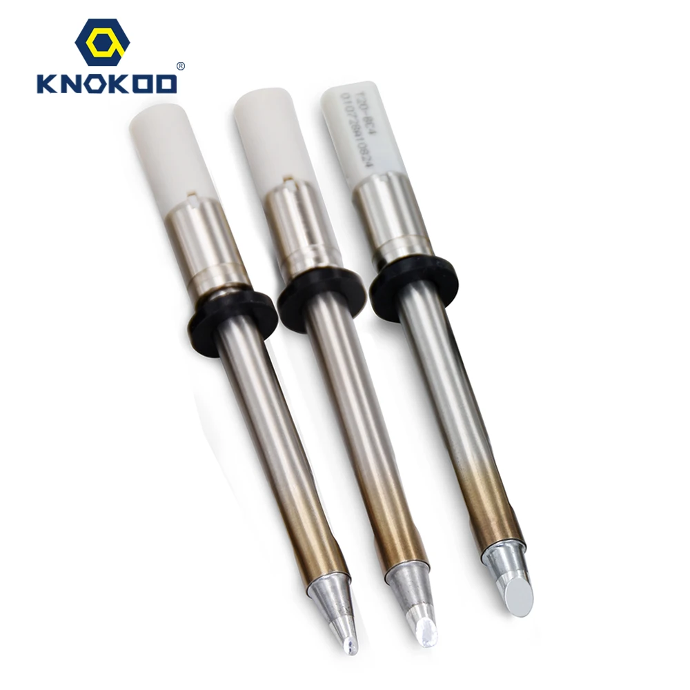 T20 серии KNOKOO T20 серии жало паяльника T20-BC2 T20-BC3 T20-BC4 для FX838 паяльная станция FX8301/8302 паяльник
