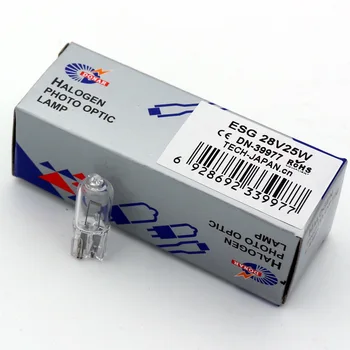 

DONAR DN-39977 28V 25W ESG 1999 28V25W Wedge base single ended fiber optic halogen light bulb ophthalmic lamp Free Shipping