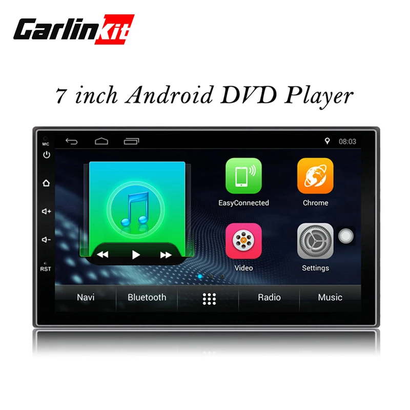 2 Din Android Car Radio Stereo 7&quot1024*600 Universal Player GPS Navigation Wifi Bluetooth USB Audio Player(No DVD) | Автомобили и