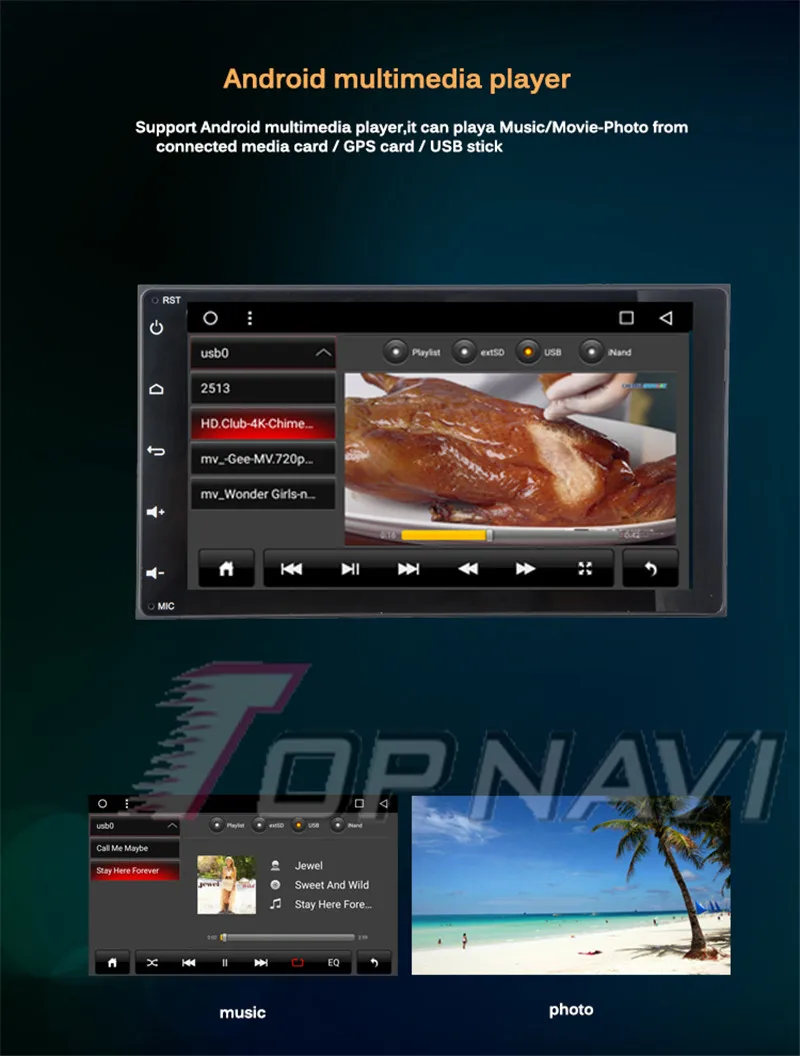 android car multimedia player For Toyota Sienna 2013