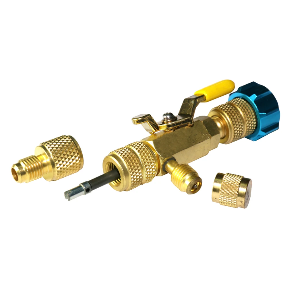 R134a R22 R410A A/C Valve Core Remover Installer Tool No Gas Loss