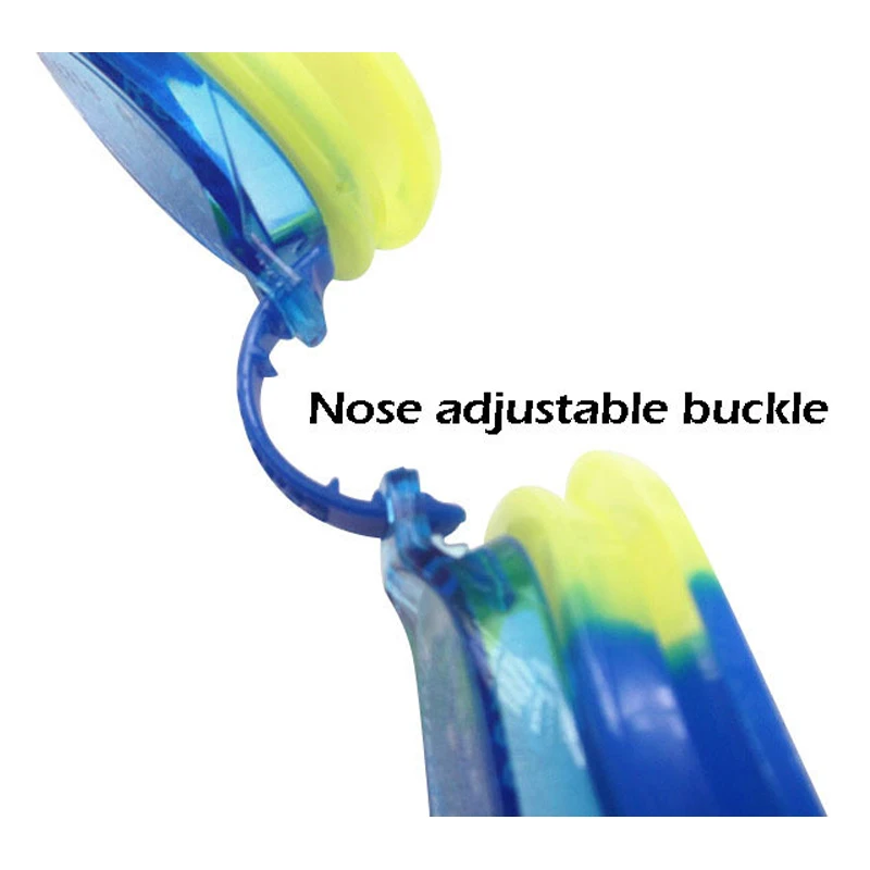 Colorful Swim Goggles Adjustable Children Kids Waterproof Silicone Anti Fog UV Shield Swimming Glasses Eyewear