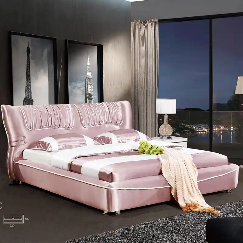 Pfirsich Rosa Sofa Bett Schlafzimmer Set Sex Mobel Griffe Fur Eltern Beds Aliexpress