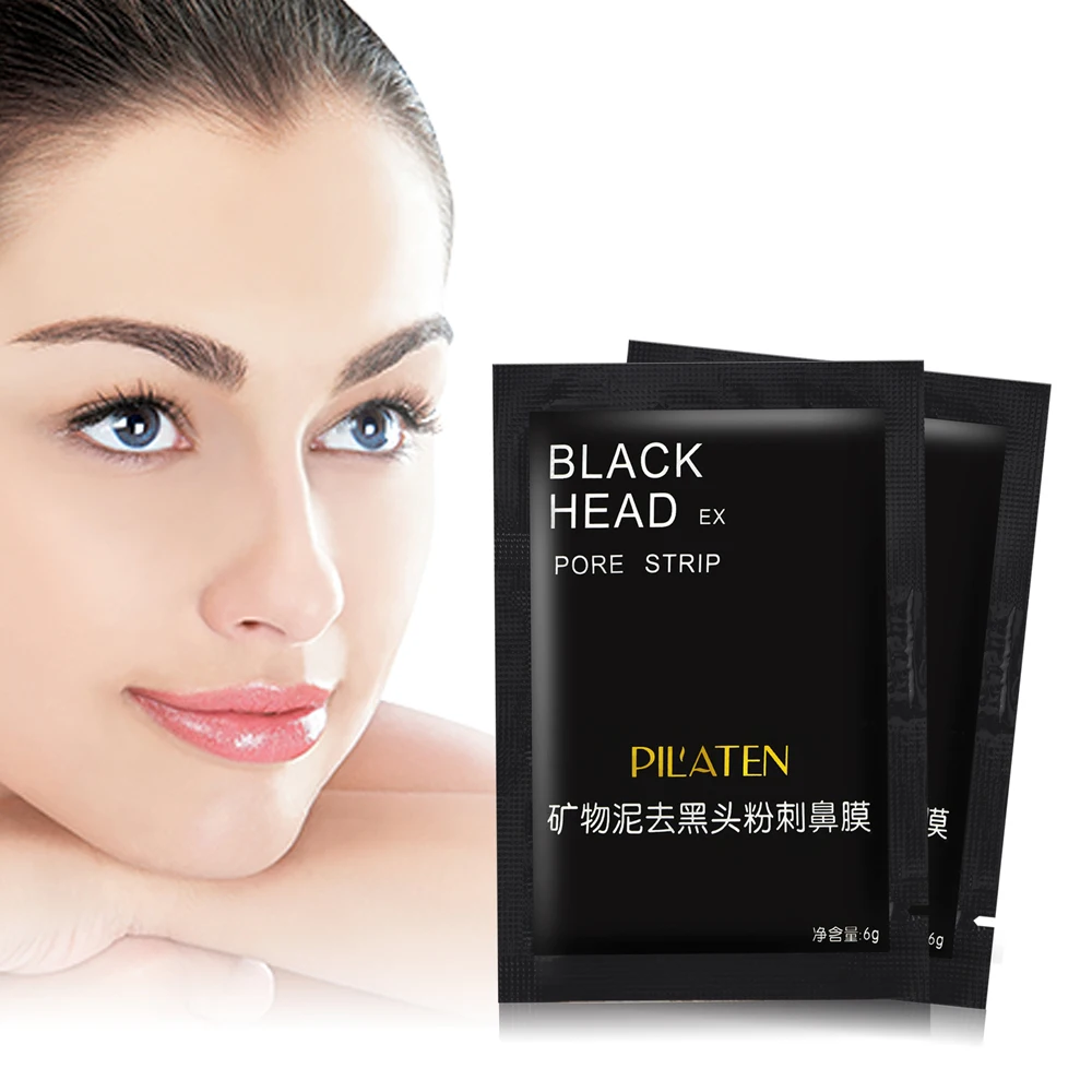 

Face Care Black Peel off Mask Mineral Mud Nose Mask Blackhead Acne Removal Pore Strips Clean Sunciton Skin Treatments