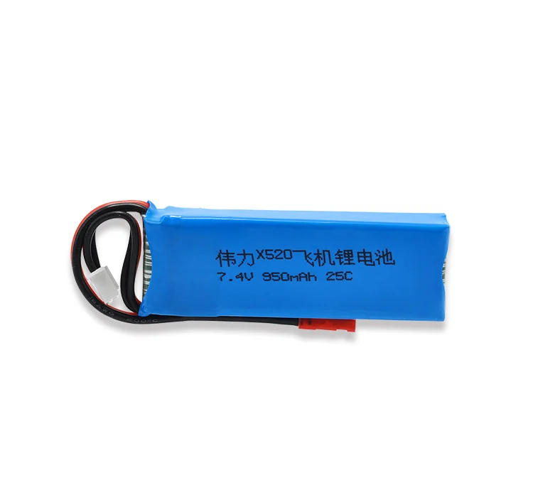 1 2 3 шт. 7 4 В 950 мАч 25c Литий полимерный аккумулятор для WLtoys X520 Blade 200 QX и CX/CX2/CX3