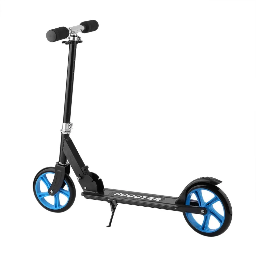

New Style 205mm PU Wheel Forerake Head Double Brake bicycle For Adult Child Adjustable Height Foldable Big Wheel Scooter bicycle