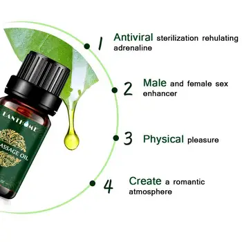 10ml Aphrodisiac Pheromone Sex Exciter Massage Oil Female Libido Enhancer Natural for Aromatherapy Liquid Orgasm