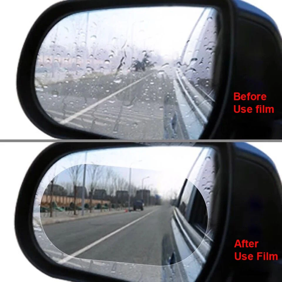 

Car Styling accessories Window Clear Anti Fog Rainproof Rearview Mirror Soft Film For bmw e46 e90 ford focus 2 volkswagen