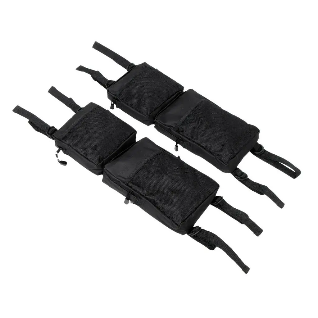 

Travel Pack Fender Bag Oxford Rear Back Universal For Car ATV Outdoor 2 Pocket