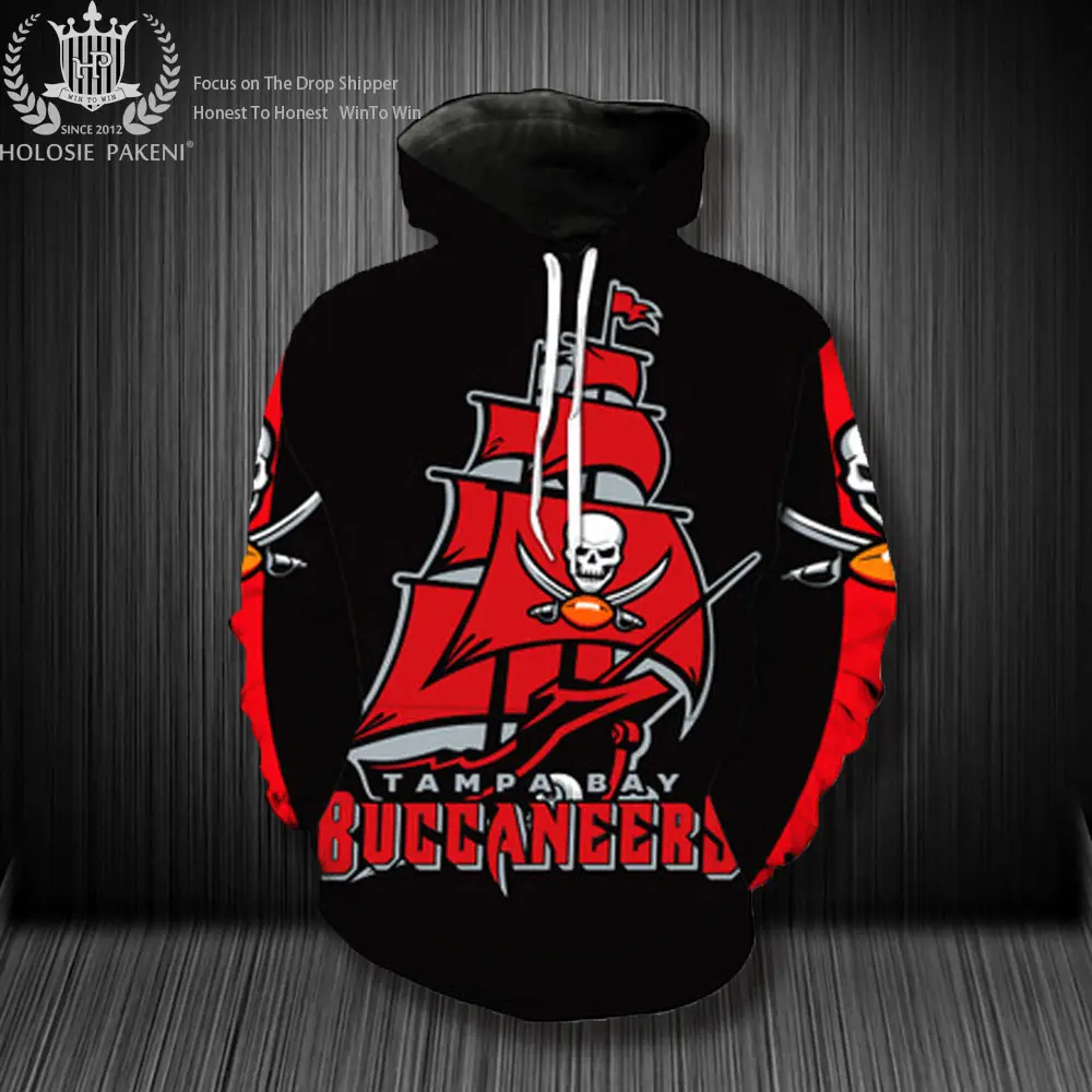 

Dropshipping USA Size Buccaneers Costumize Unisex Over 3D Print Sweatshirts Streetwear 49ERS Casual Tracksuit Pullover