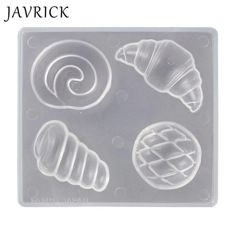 

Jewelry Tools Kawaii Silicone Molds Handmade Resin Bread Food Pendant DIY Mold