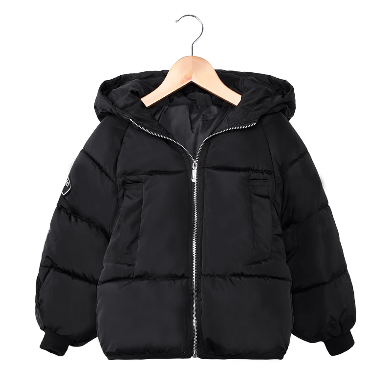 

Winter Baby Boys Girls Jacket Casual Children's Warm Duck Coat Kids Sports Hooded Bear Pattern Outerwear Fit 2-7 Years Kids