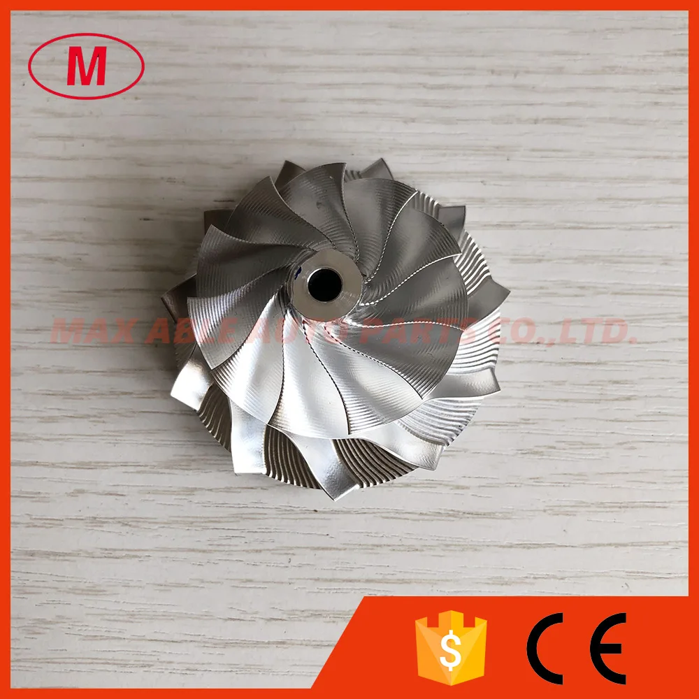 

GT15-25 44.39/60.01mm 11+0 Blades 784369-0002 point milling/snake curve high performance billet/milling compressor wheel