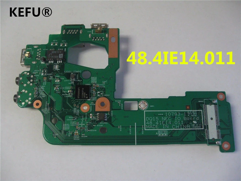KEFU 3 шт./лот для 15R N5110 Аудио USB порт LAN плата Ethernet 48.4IE14.011 48.4IF14.011 со слотом