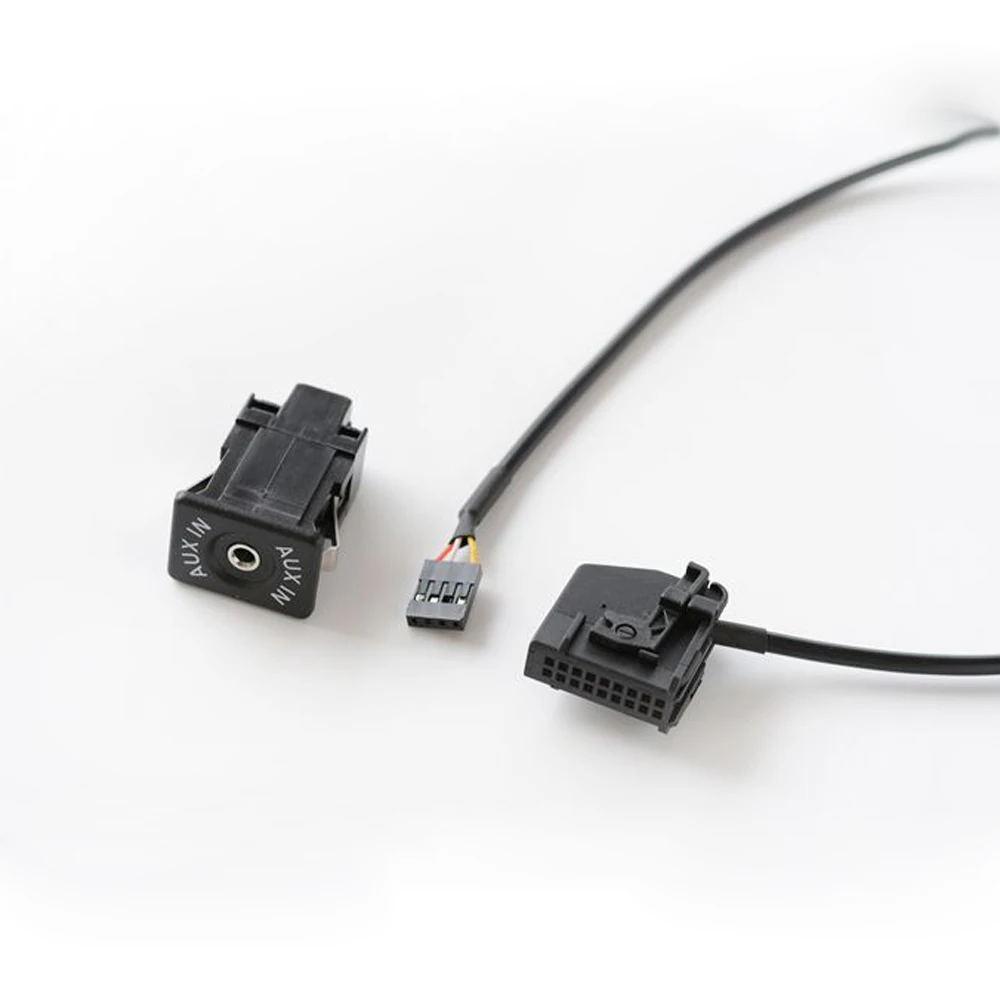 Biurlink AUX кнопка включения AUX-IN аудио кабель-адаптер для Skoda VW Touareg Passat Golf V MFD RNS2
