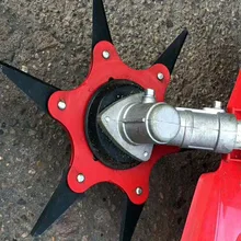 Универсальный триммер для травы с 6 зубьями, металлические лезвия, щетка для газонокосилки, Сменная головка для садовой газонокосилки