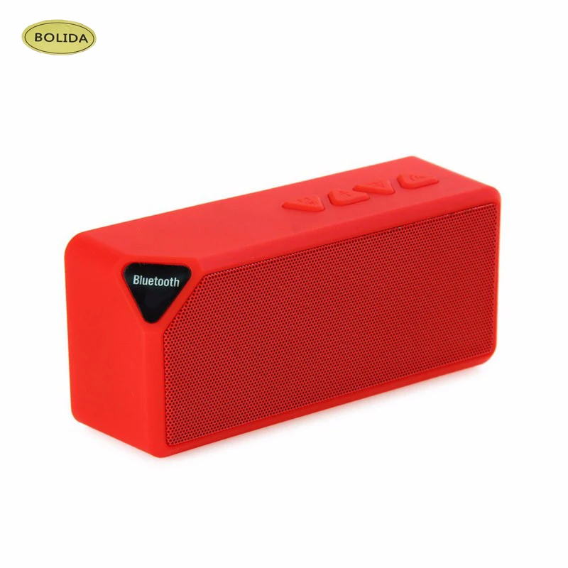 

Mini Bluetooth Speaker X3 TF USB FM Radio Wireless Portable Music Sound Box Subwoofer Loudspeakers With Mic For Phone PC
