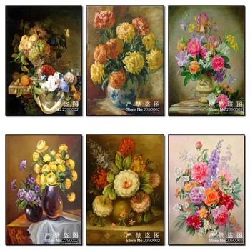 

Vase And Camille Pissarro 5D Diamond Embroidery Cartoon Diamond Cross Stitch Full Diamond Painting Diy Diamond Painting Flower