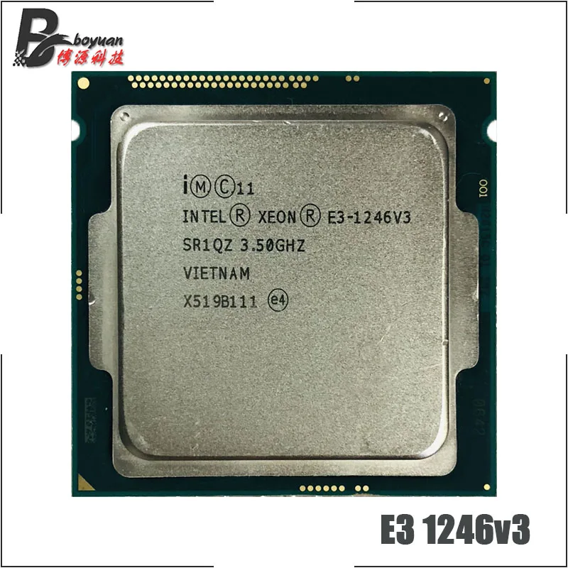 Intel Xeon E3-1246 v3 E3 1246v3 E3 1246 v3 3,5 ГГц четырехъядерный Восьмиядерный процессор 84 Вт Процессор LGA 1150