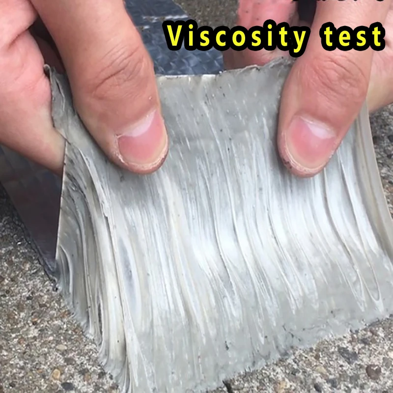 

Newly Aluminum Foil Butyl Rubber Tape Self Adhesive Waterproof For Roof Pipe Marine Repair