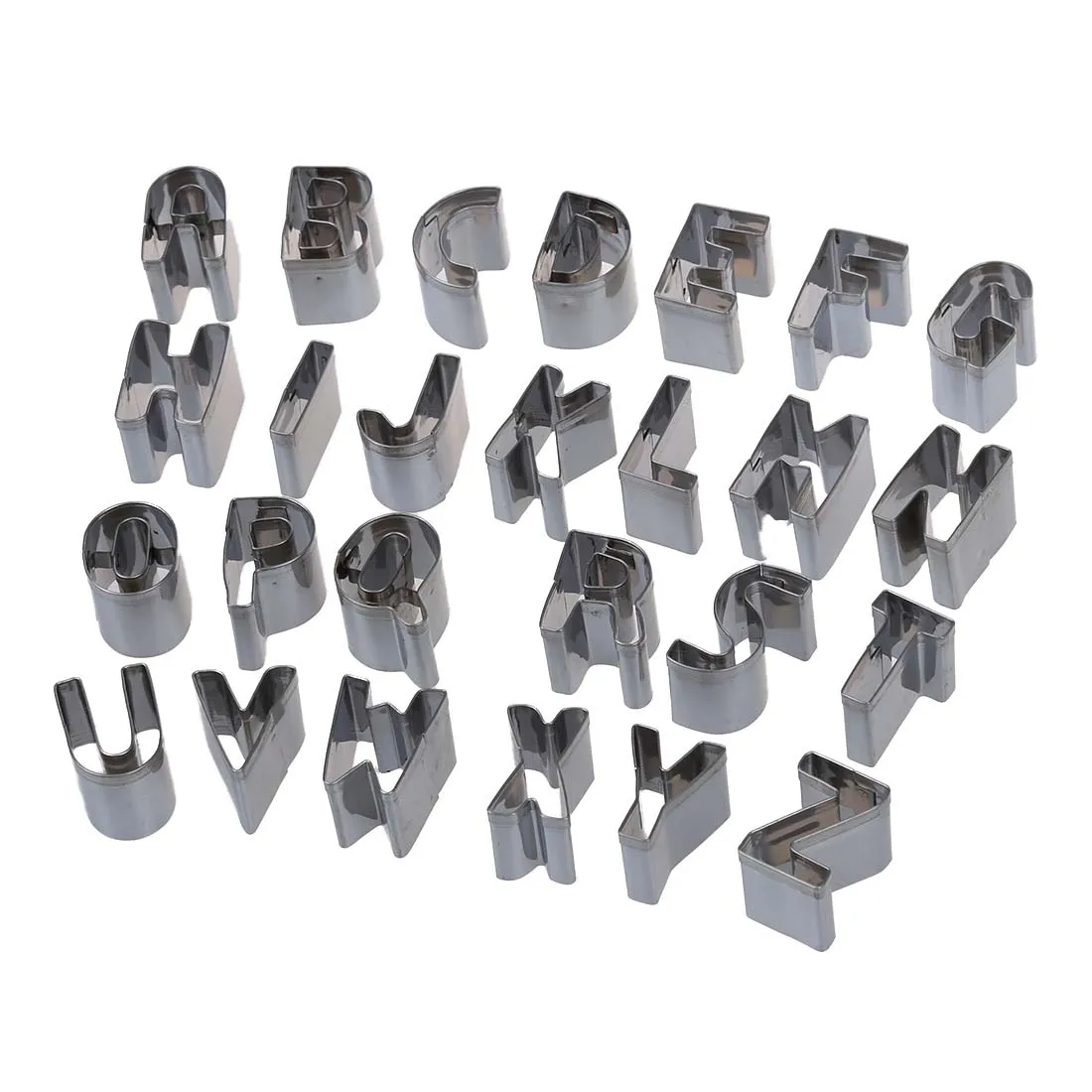 26 Piece Fondant Alphabet Cut Outs Cookie Cutters Setin Other Cake
