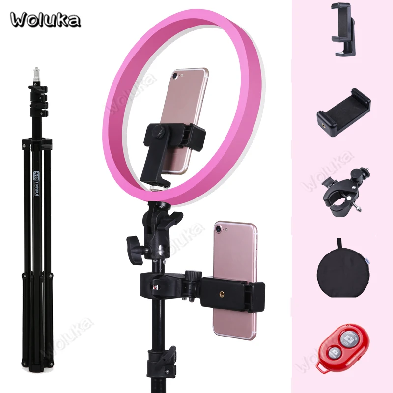 

LED ring light with stand 30cm studio light for video youtube phone light ring lamp makeup camera photography lighting CD50 T10