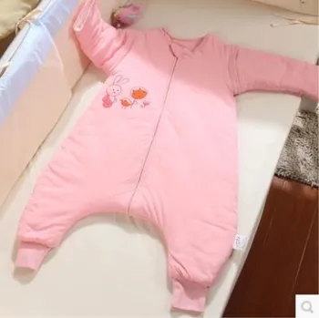

Removable Cotton Baby Blanket Organic Baby Sleeping Bag Kids Baby Sleep Sack With Sleeves Baby Wrap Newborn Sleepsack