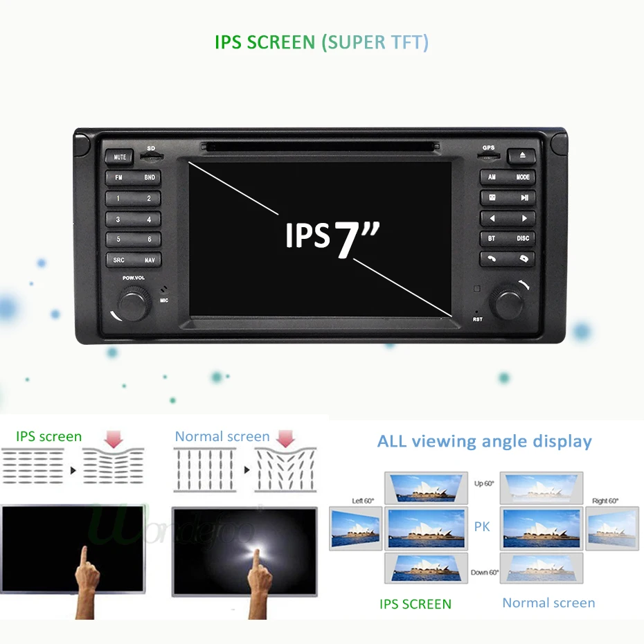 Discount IPS DSP Android 9.0 4G RAM 64G ROM Car GPS For BMW X5 E53 E39 DVD PLAYER stereo audio navigation multimedia screen head unit 4