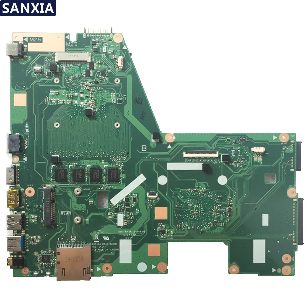 Najtaniej KEFU X551CA laptopa płyta główna do asusa X551CA X551CAP oryginalne płyty głównej płyta główna 100% Test 1007U 4G RAM 1xSlot