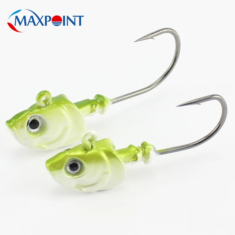 20g Jig Head Ulo Shad Fishing Hooks 2pc/pk Soft Bait Jig Hooks Lead Jig