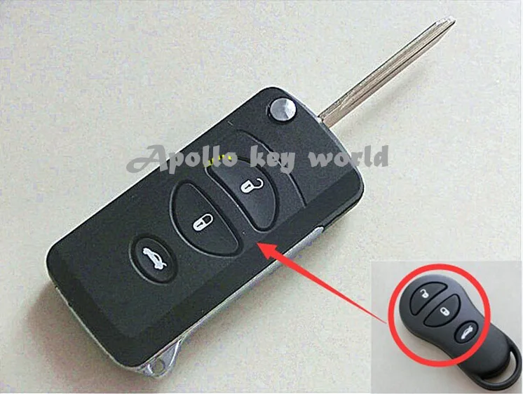 New Modified Flip Folding Remote Key Shell Case For ...