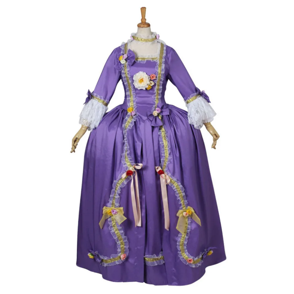 purple rococo dress