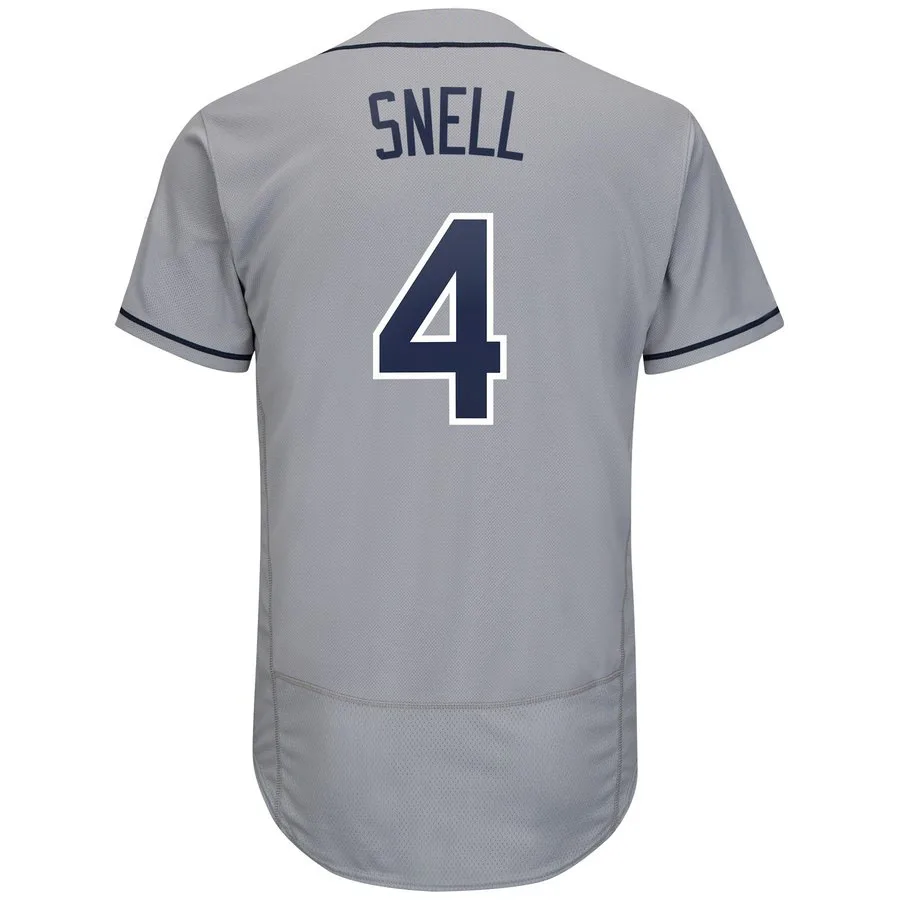 

Mens 4 Blake Snell Flex Base Tampa Bay Baseball Jersey JY